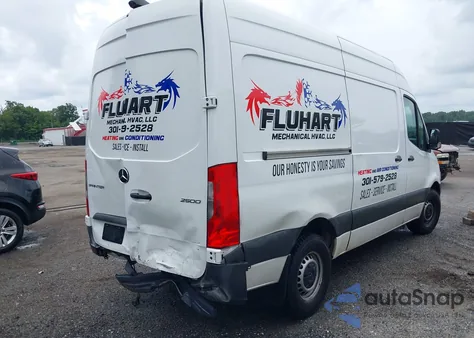 2024 Mercedes-Benz Sprinter 2500 Standard Roof 4-Cyl Diesel from USA, damaged, VIN W1Y4KBHY8RT165254